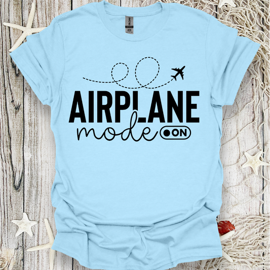 Airplane Mode On T-Shirt